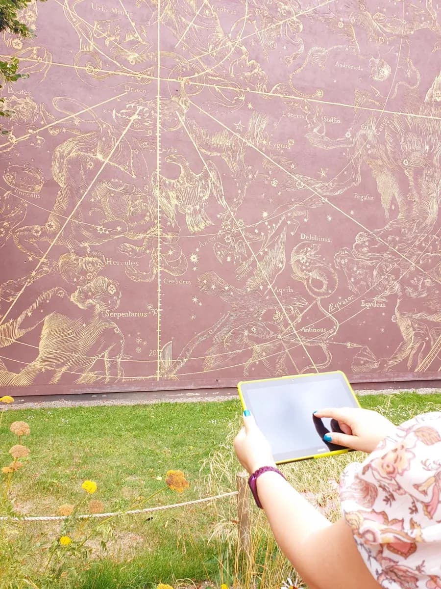 Solving clues at the Hevelius star map