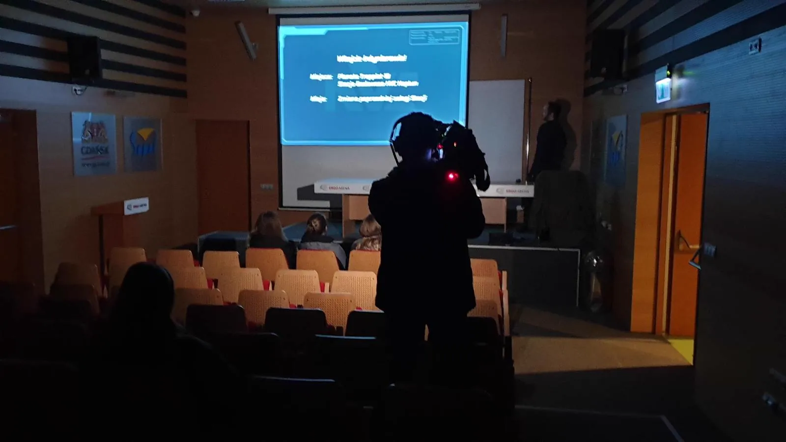 Event briefing at Ergo Arena