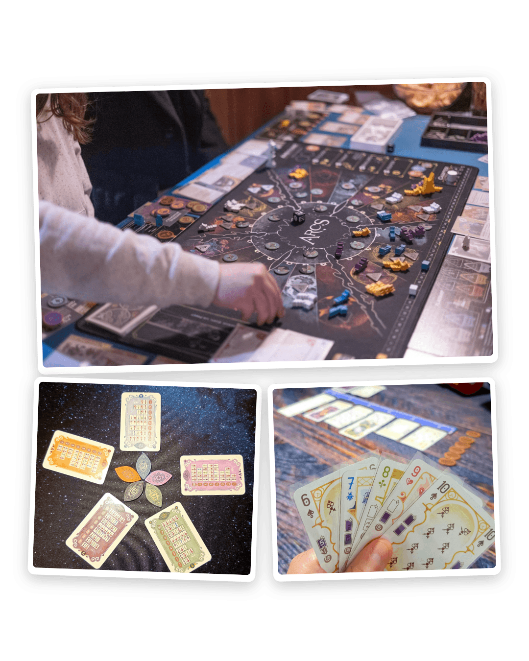 Gry planszowe na stole - strefa planszówek integracyjna