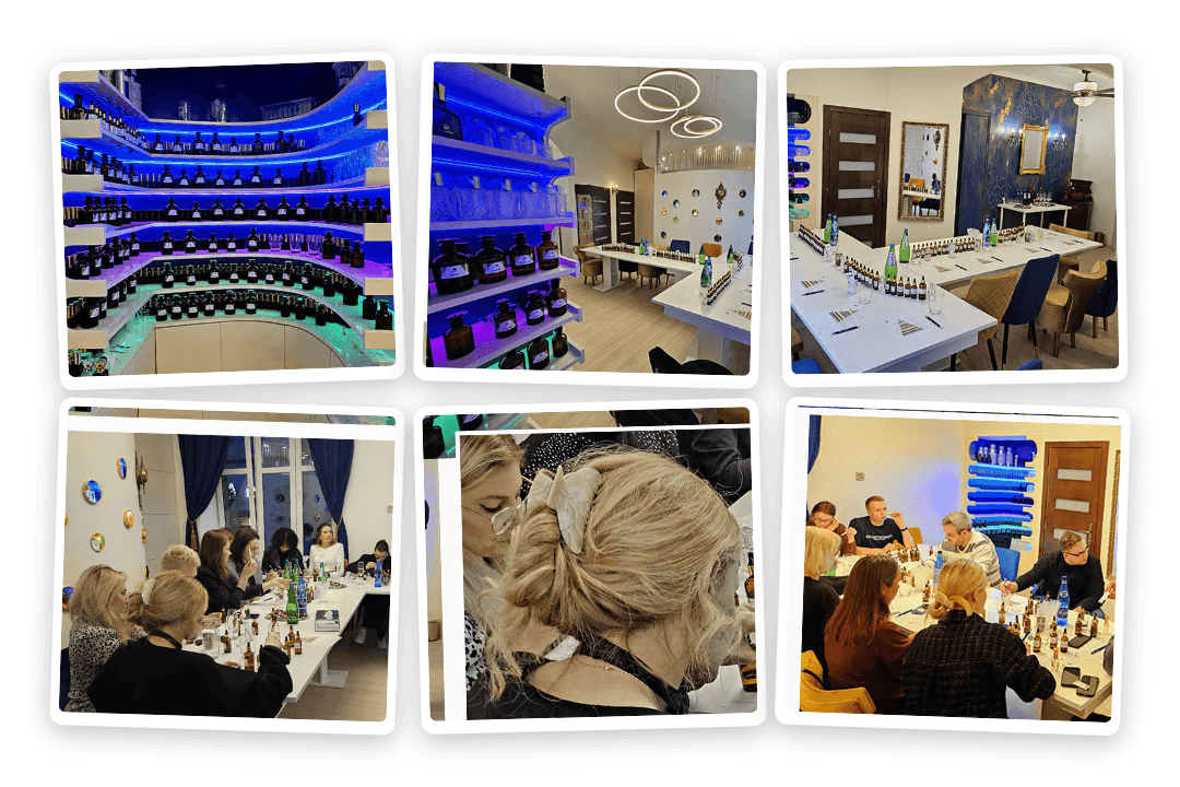 Warsztaty tworzenia perfum - laboratorium zapachów z uczestnikami